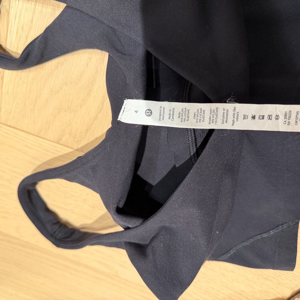 Lululemon Athletica Black Racerback Sports Bra - Picture 4 of 4